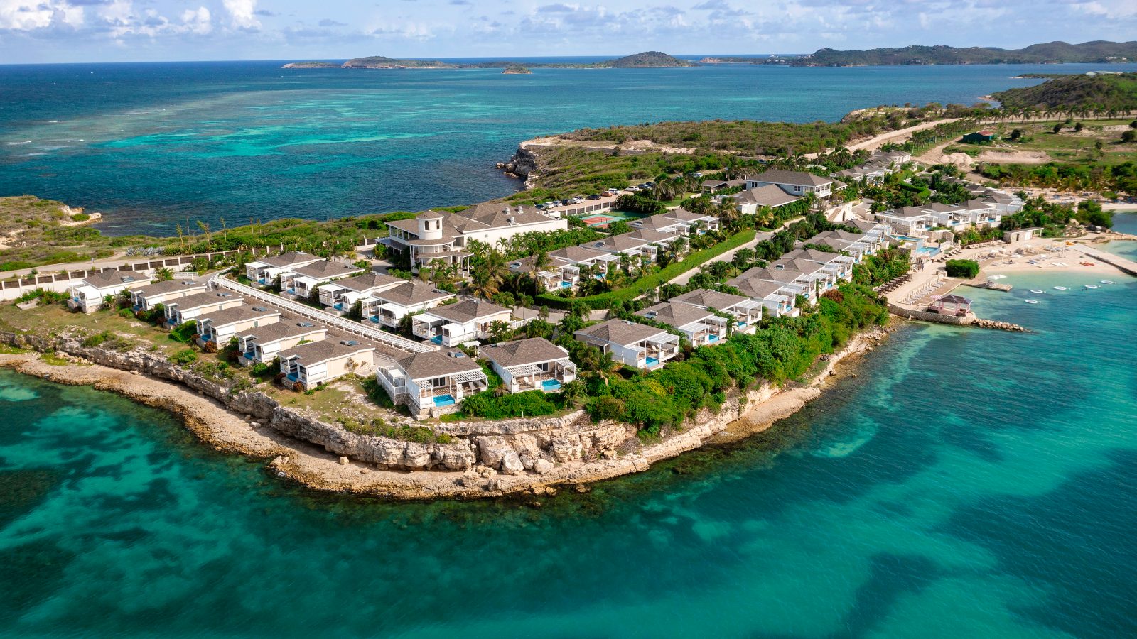 The peninsula from the air
